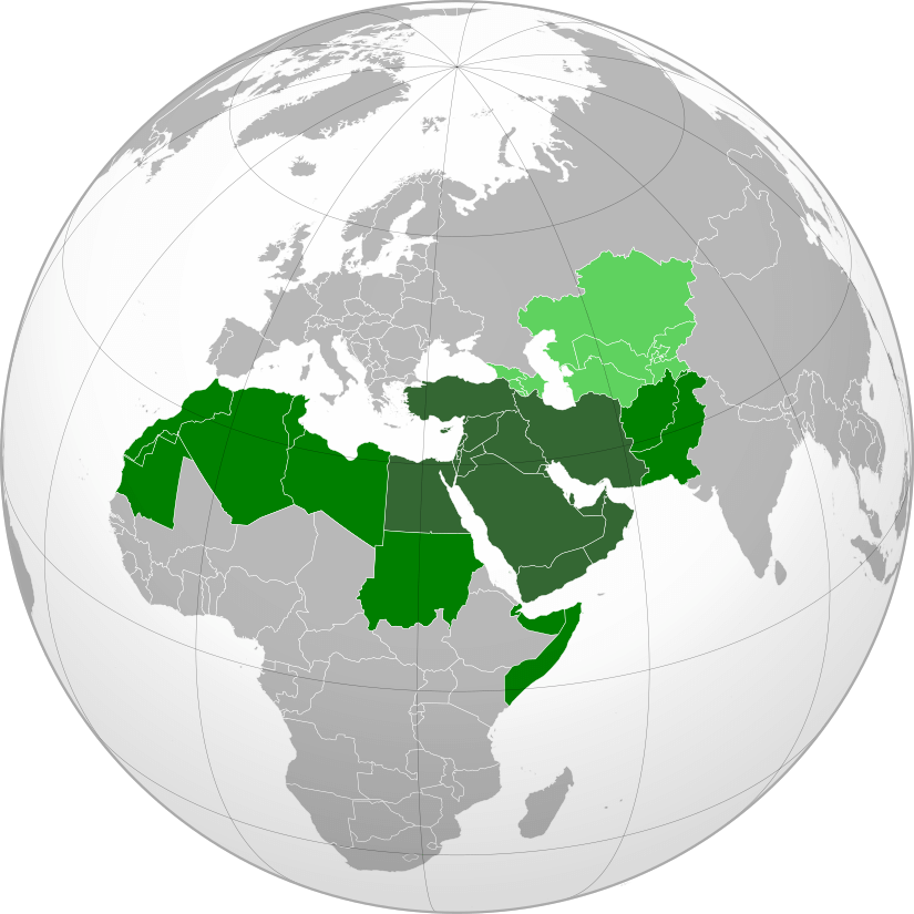 middle east-map