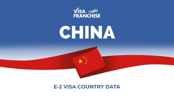 E2 visa country data china